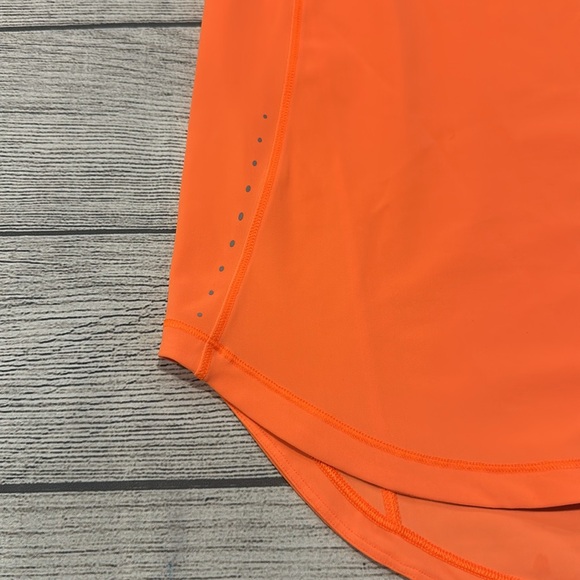 🍋Women’s Lululemon Sculpt Tank no size tag PTP approx 16” bright neon orange 🍋 - Picture 7 of 12